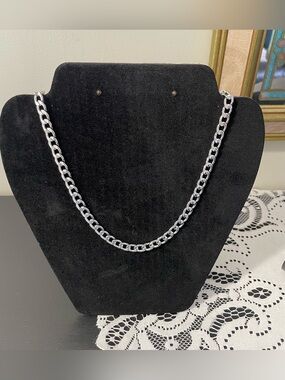Classic Stainless Steel Chain Necklace 23.62”